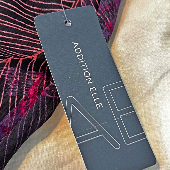 LAYERED MAXI SKIRT, DARK PURPLE MULTI (Purple, Pink, Cream, Black), SIZE 24, - Picture 3 of 10